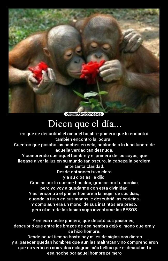 Dicen que el día... -