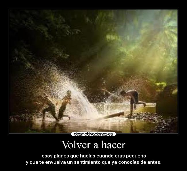 Volver a hacer -