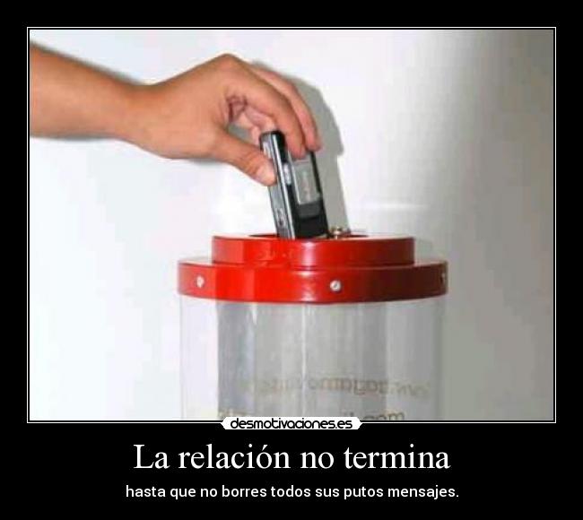 La relación no termina -