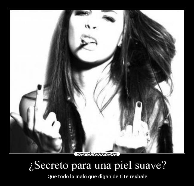 ¿Secreto para una piel suave? - 