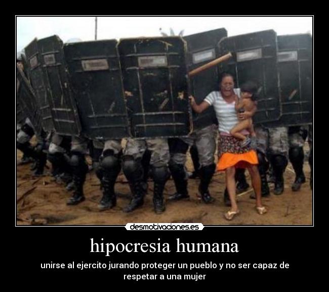 hipocresia humana - 
