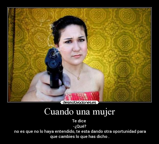 Cuando una mujer - 