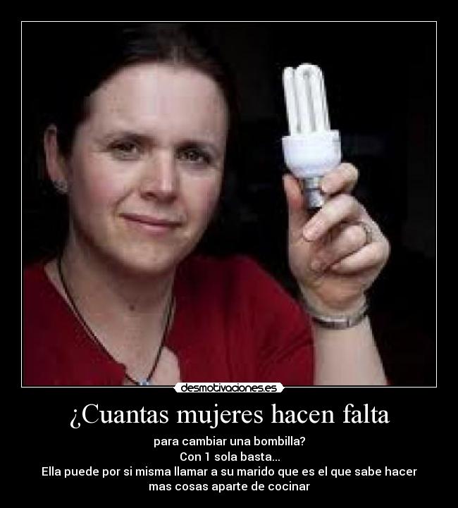 ¿Cuantas mujeres hacen falta - 