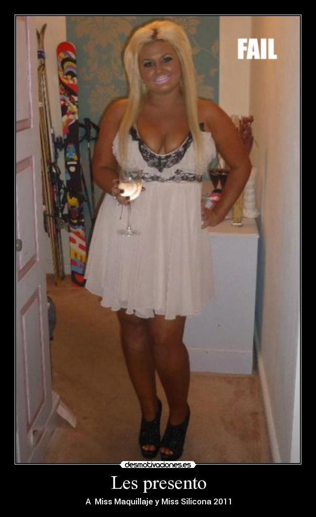 Les presento - A  Miss Maquillaje y Miss Silicona 2011