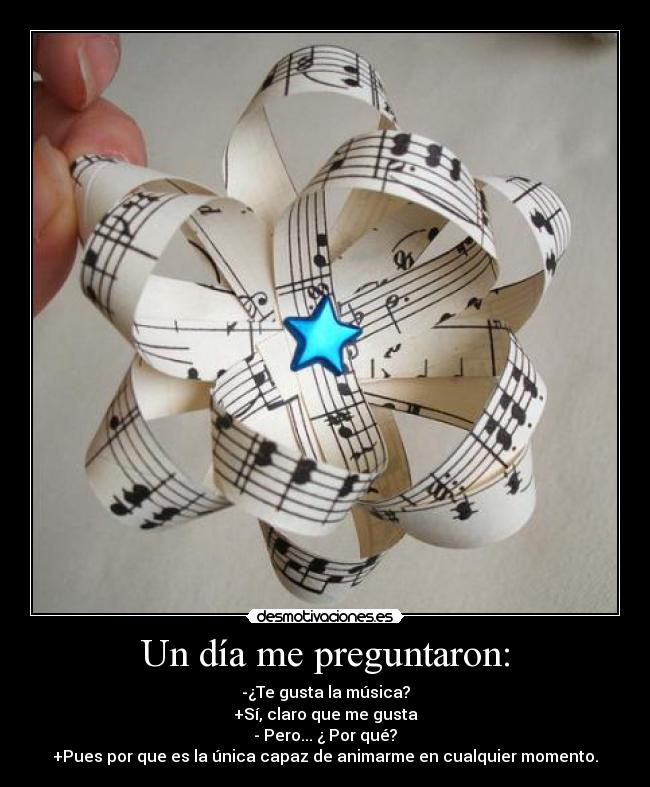 Un día me preguntaron: -