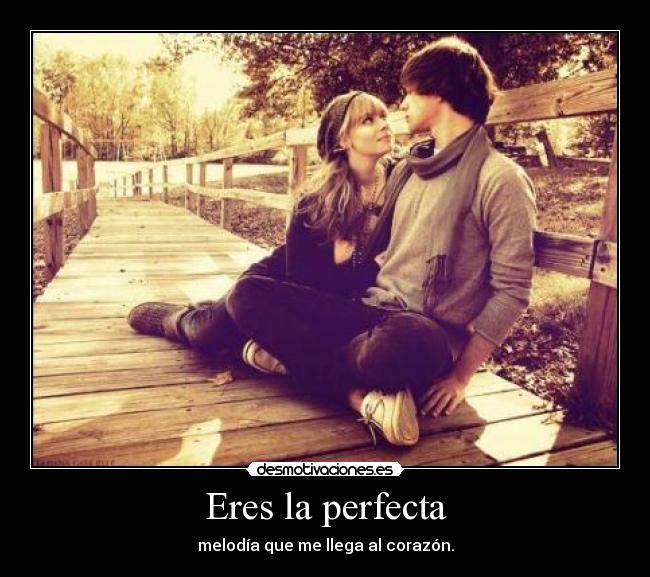 Eres la perfecta -