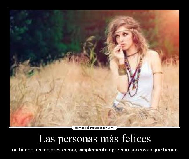 Las personas más felices -