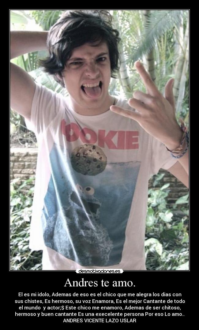 Andres te amo. - 
