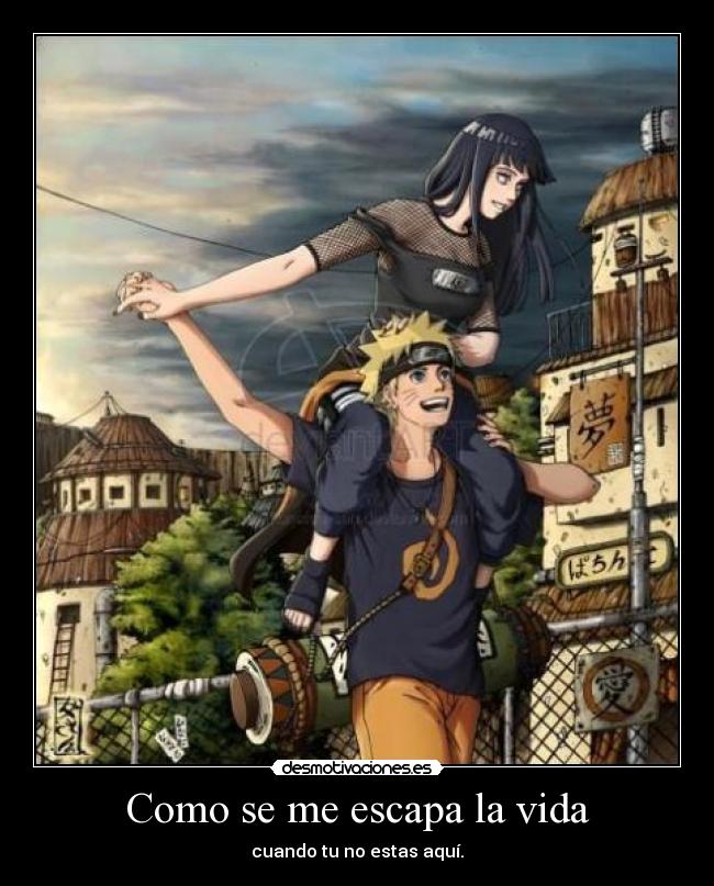 Como se me escapa la vida - cuando tu no estas aquí.