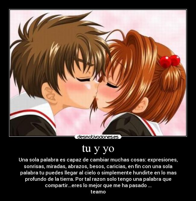 tu y yo -