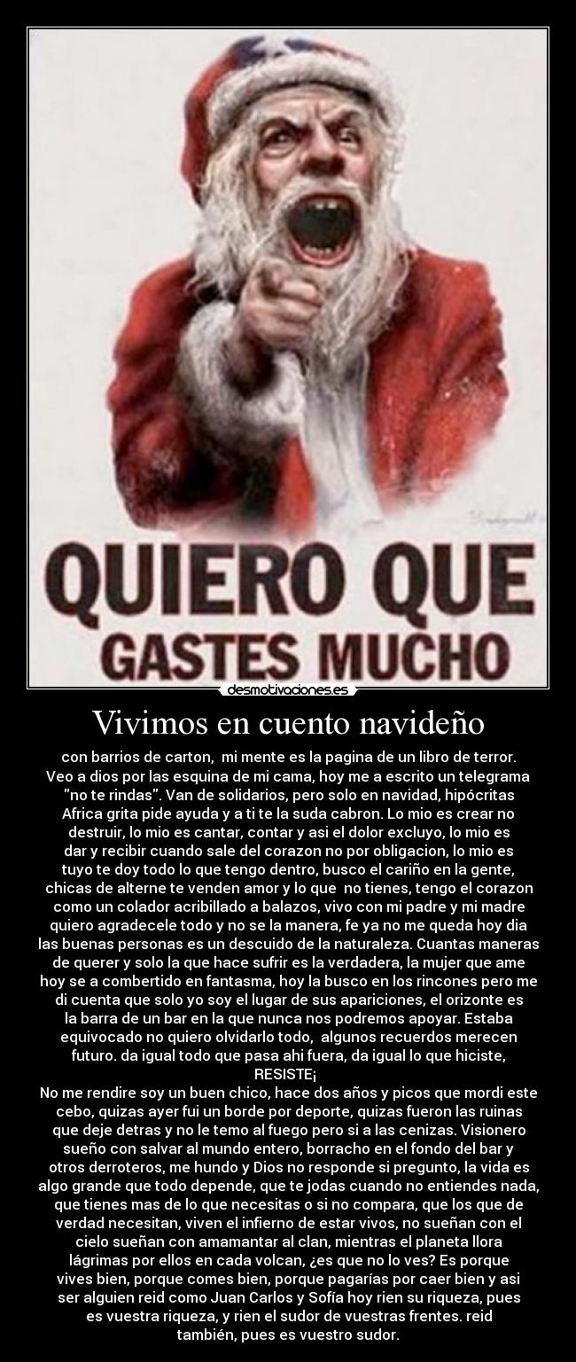 Vivimos en cuento navideño -