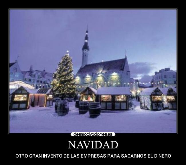 carteles navidad navidad invento empresas dinero desmotivaciones