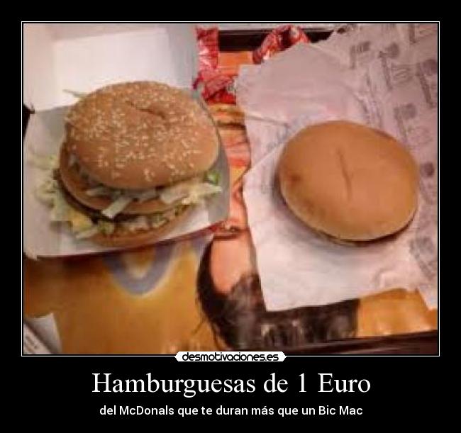 Hamburguesas de 1 Euro -