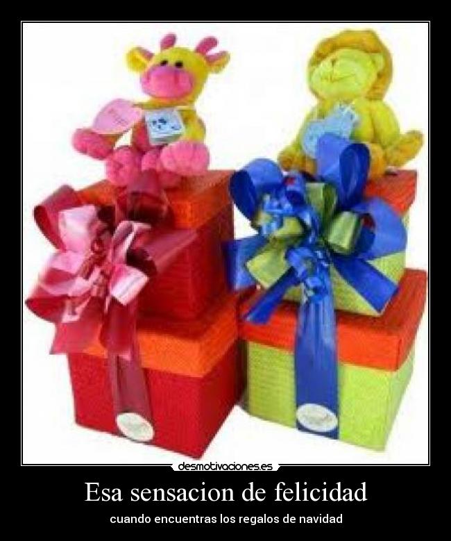 Esa sensacion de felicidad -