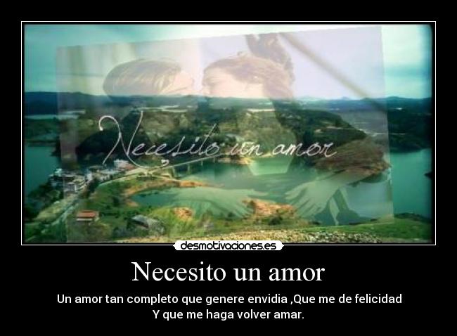 Necesito un amor - 