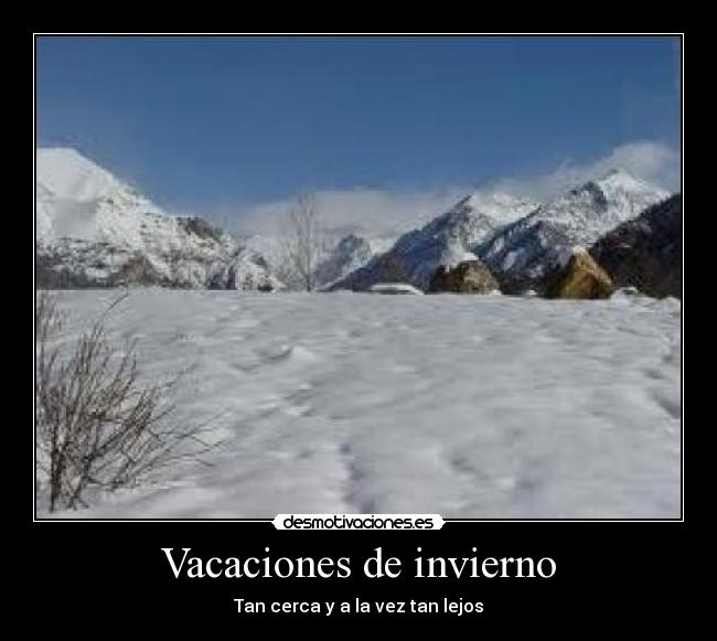 Vacaciones de invierno -