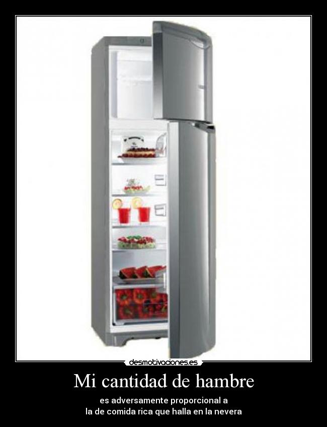 Mi cantidad de hambre -