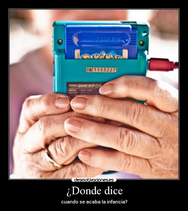 ¿Donde dice - 