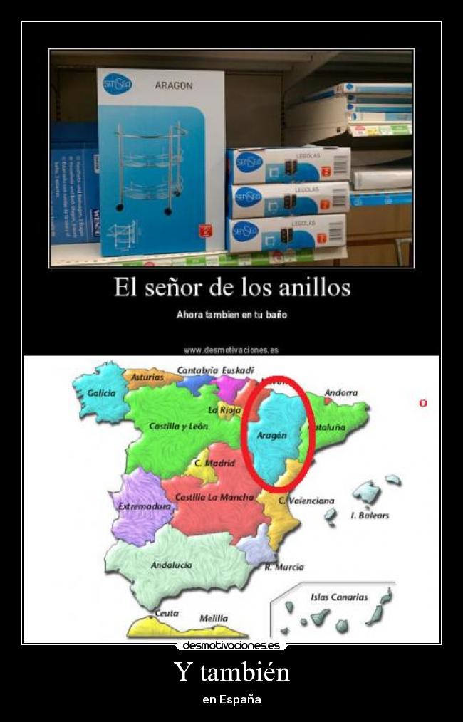 Y también - en España