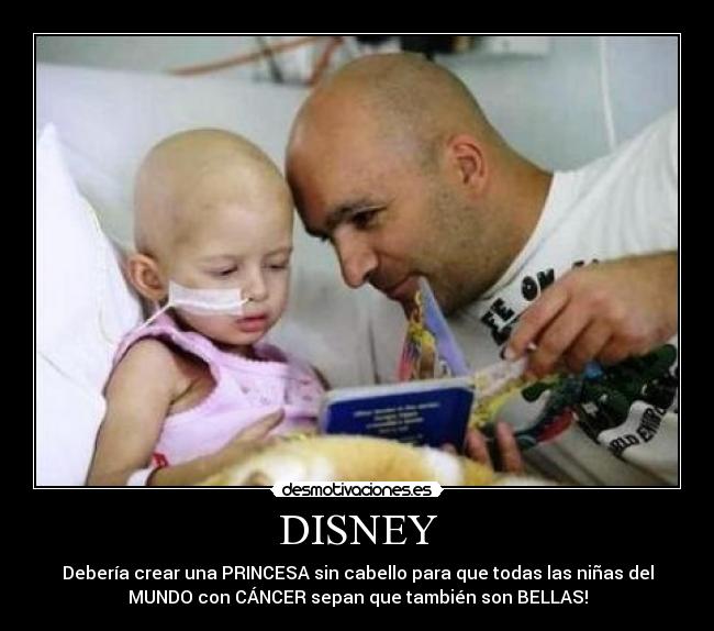 carteles disney cancer bellas desmotivaciones