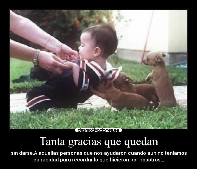Tanta gracias que quedan - 