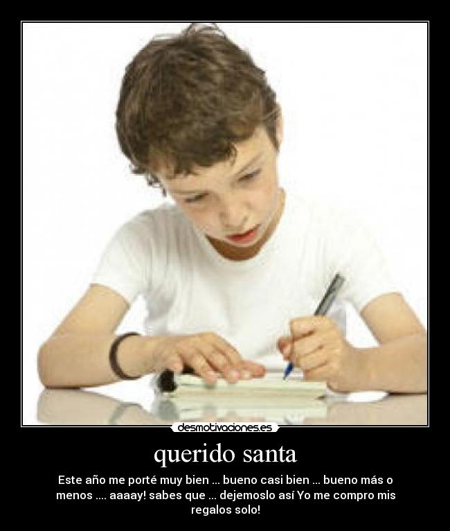 querido santa -