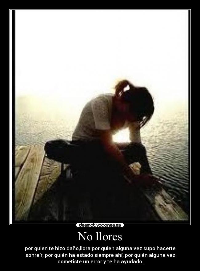 No llores - 