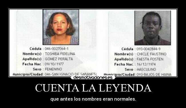CUENTA LA LEYENDA - 