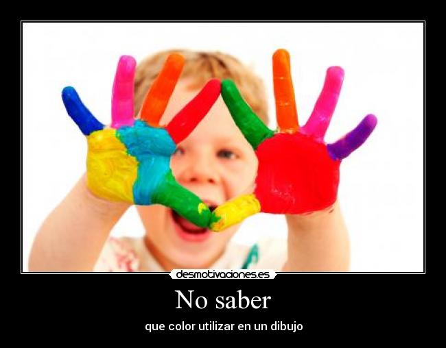 No saber - que color utilizar en un dibujo