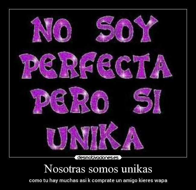 Nosotras somos unikas -