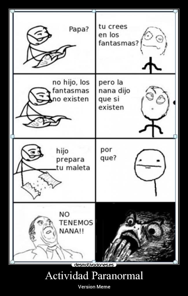 Actividad Paranormal - Version Meme