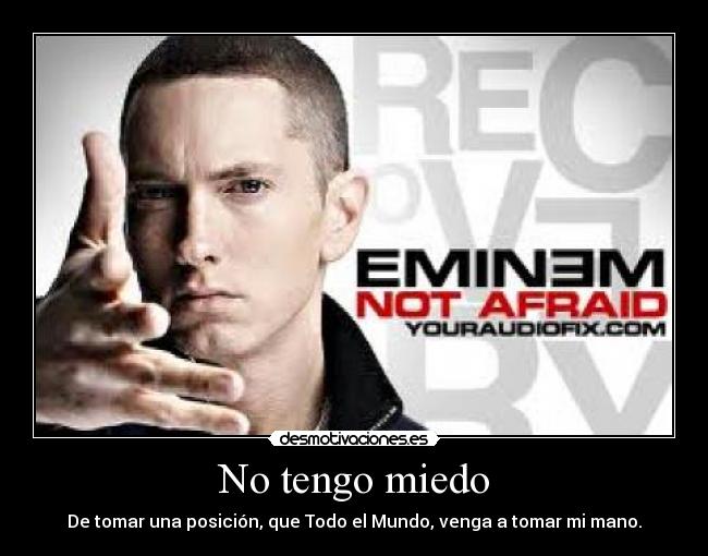 No tengo miedo - 