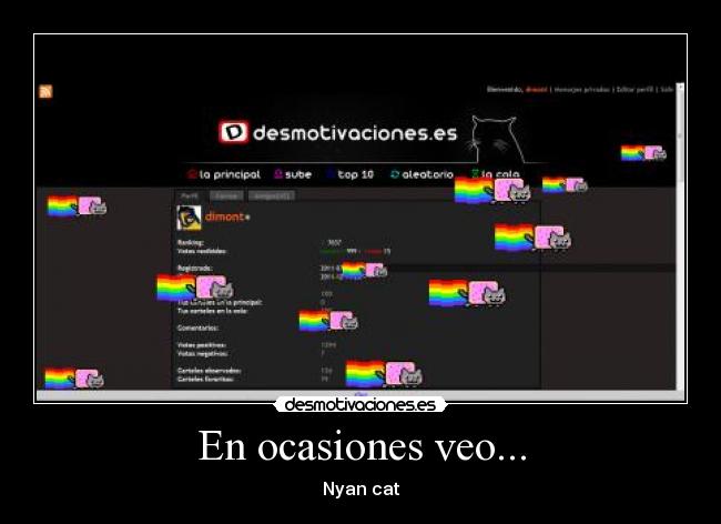 En ocasiones veo... - Nyan cat
