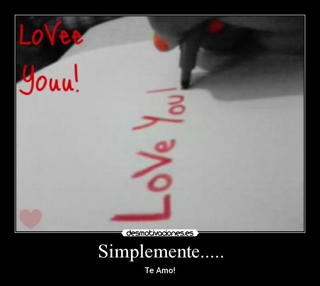 Simplemente..... -