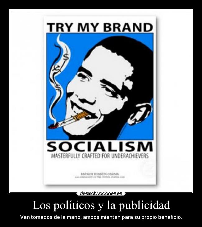 Los políticos y la publicidad -