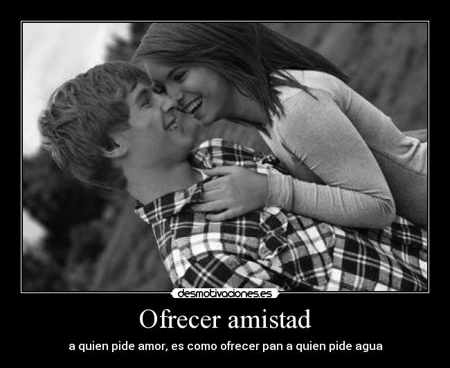 Ofrecer amistad - 