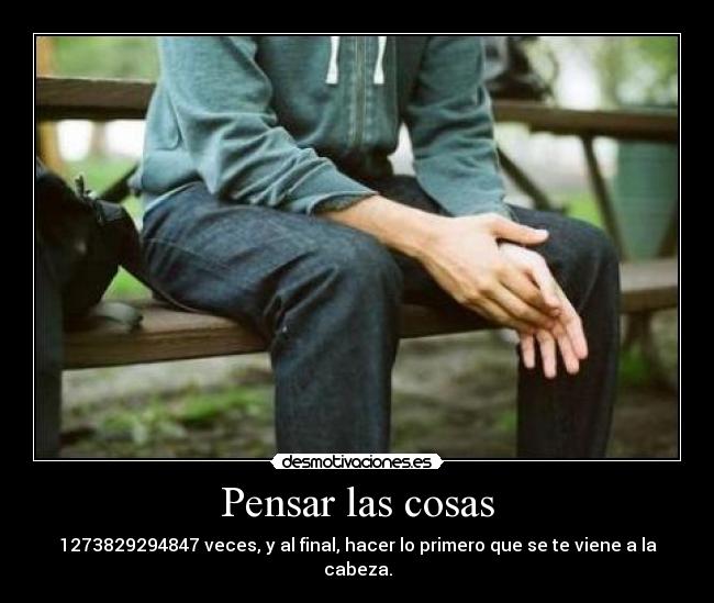 Pensar las cosas - 