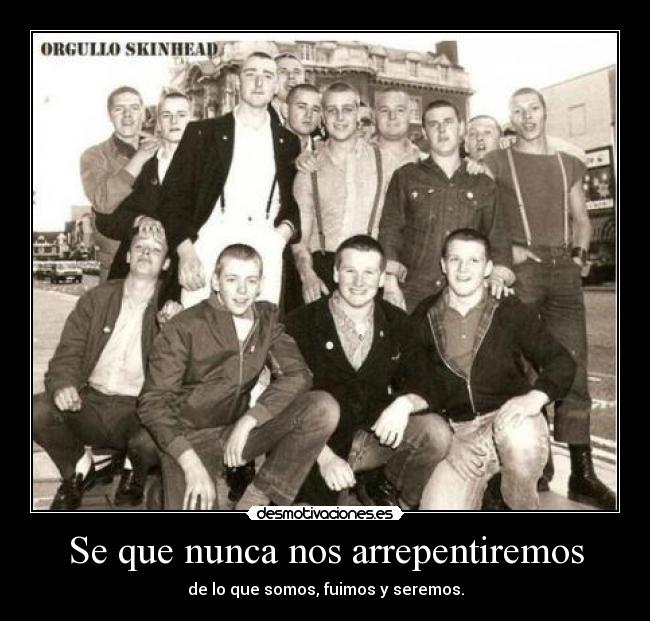 carteles skinhead pride sharp rash desmotivaciones