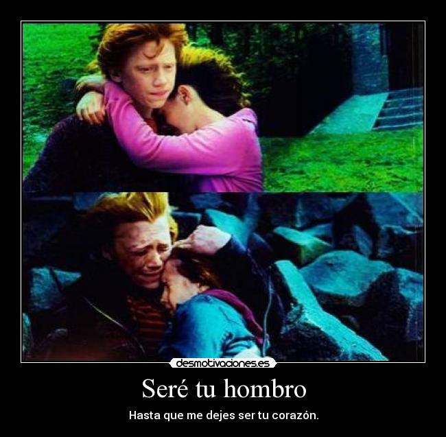 Seré tu hombro -