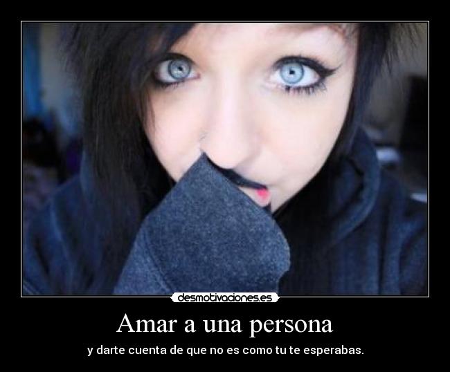 Amar a una persona -