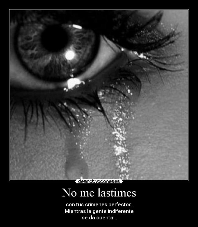 No me lastimes - 