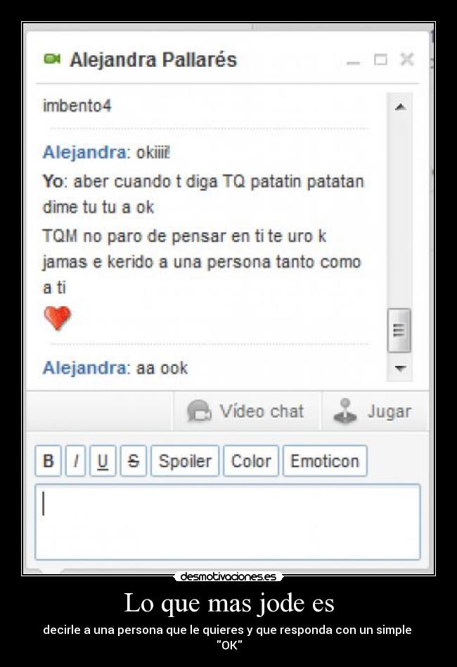 Lo que mas jode es -