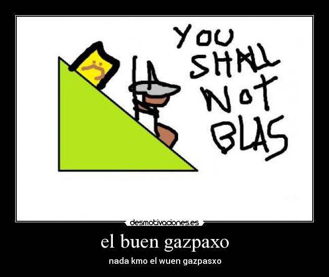 el buen gazpaxo -