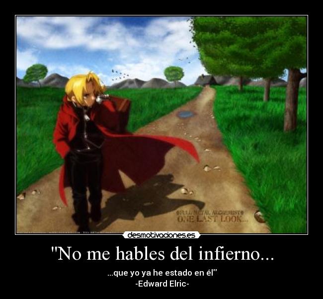 No me hables del infierno... - 