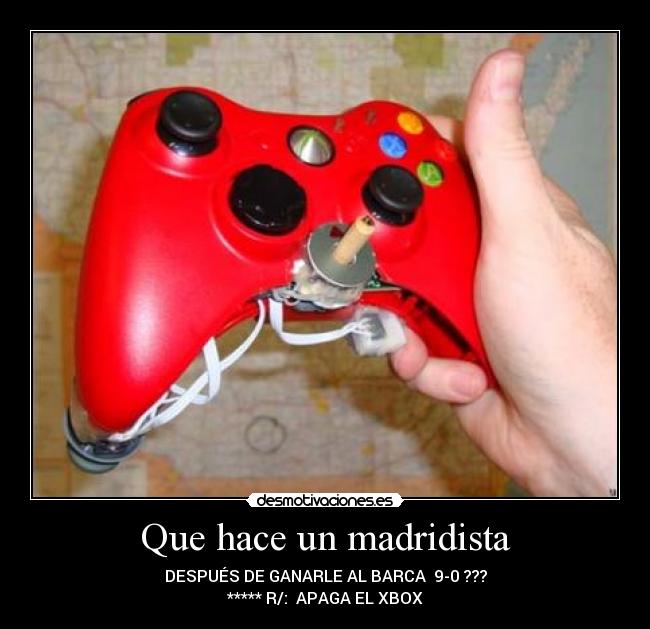 Que hace un madridista -