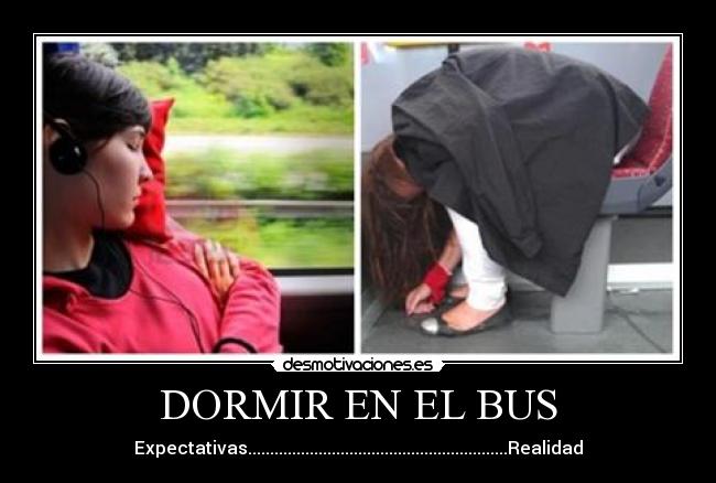 DORMIR EN EL BUS -