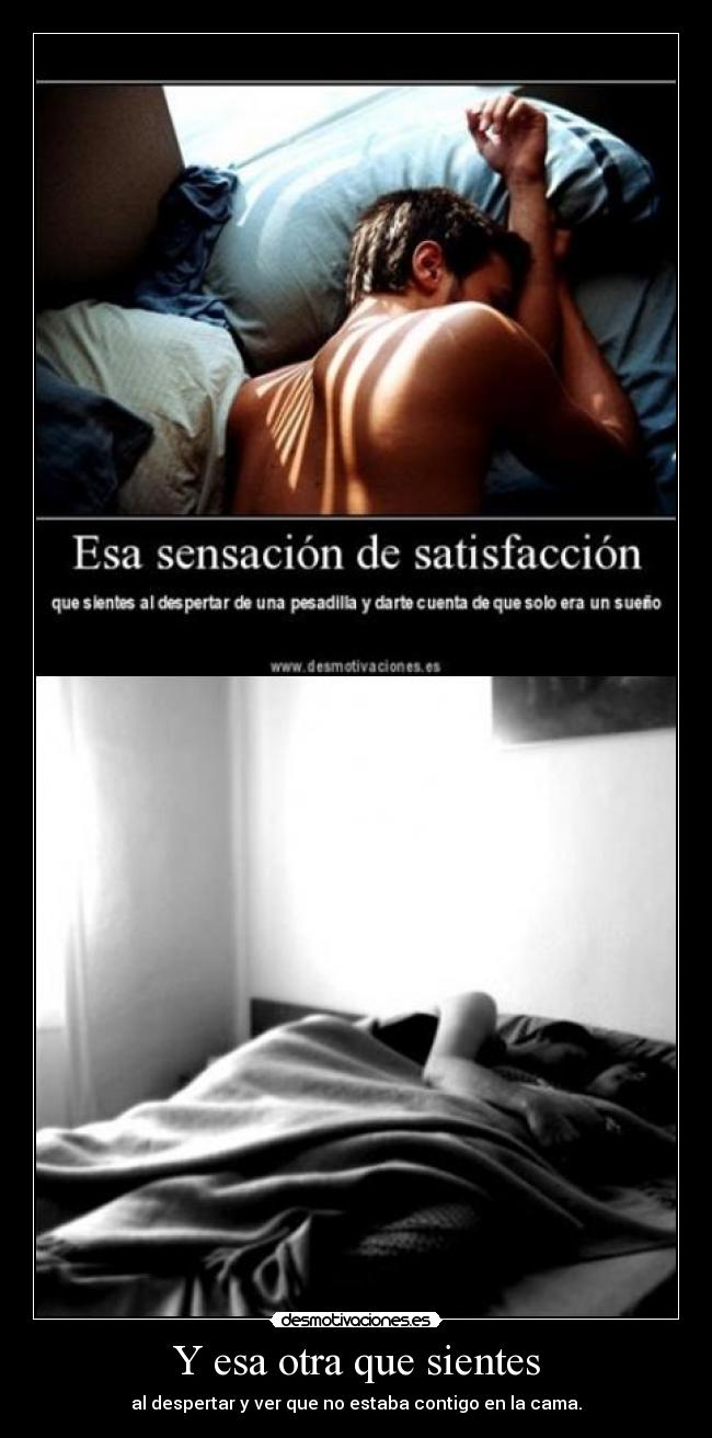 carteles cama sensacion despertar desmotivaciones