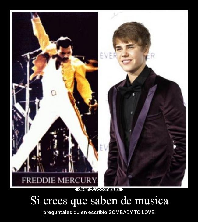 Si crees que saben de musica -