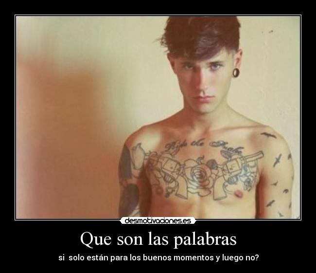 Que son las palabras -