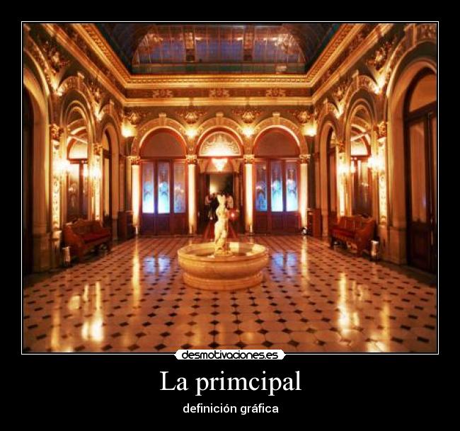 La primcipal - definición gráfica